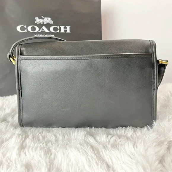 Vintage COACH Curtis Bag, Black No. 9975 - Picture 10 of 15